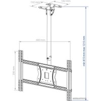 Кронштейн для телевизора Kromax COBRA-4 (черный)