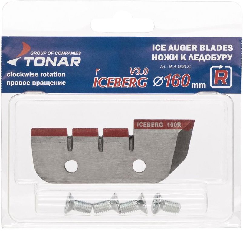

Ножи для ледобура Тонар Iceberg-160(R) V3.0 NLA-160R.SL