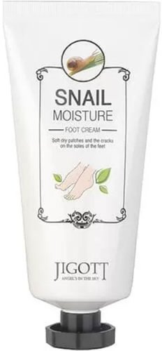 Jigott Крем для ног Real Moisture с экстрактом слизи улитки 100 мл