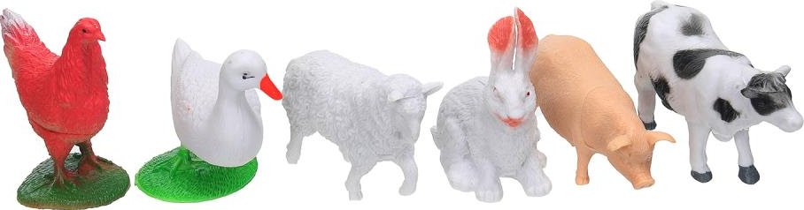 

Набор фигурок Рассказы о животных Домашние животные 1601Z122-R (6шт)