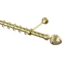 Карниз для штор Sundays Home Шайн Одеон 25мм однорядный (золото, 4м)