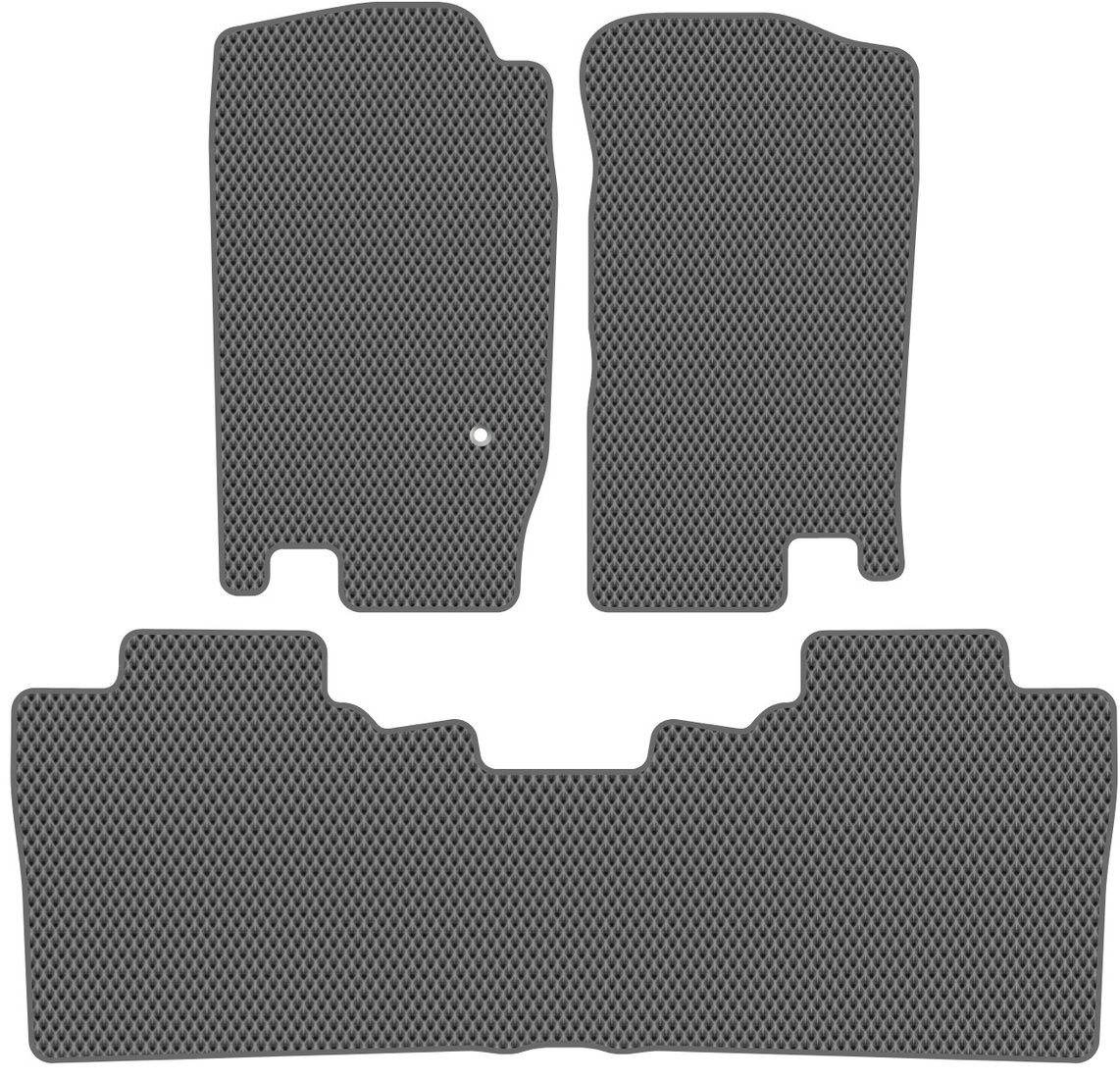 

Комплект ковриков для авто Alicosta Ford Explorer III (suv / U152) задний цельный 2001 - 2005 (серый, ромб)