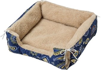 Лежак Lanatex 170 22216 (38x36x15, синий/бежевый)