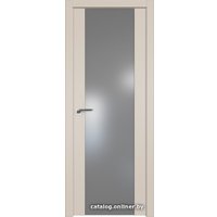 Межкомнатная дверь ProfilDoors 110U L 70x200 (санд, стекло lacobel серебряный лак)