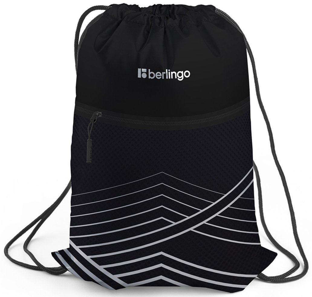 

Мешок для обуви Berlingo Black and white geometry MS230202