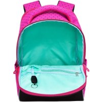 Школьный рюкзак Grizzly RG-367-2 (черный/розовый)