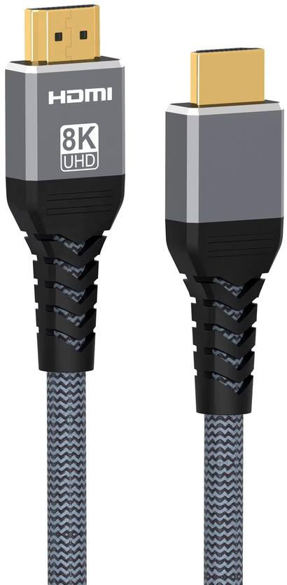 Кабель USBTOP Premium PRO UltraHD 8K 60Гц/4K 120Гц HDMI - HDMI (5 м, серый)