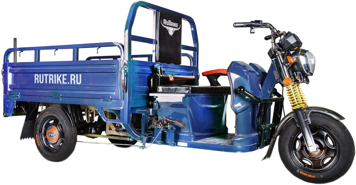 

Грузовой электроскутер Rutrike Гибрид 1500 60V1000W (синий)