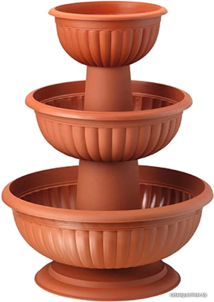 Вазон Form-Plastic Каскад Грация II 3+5 (010 терракота)