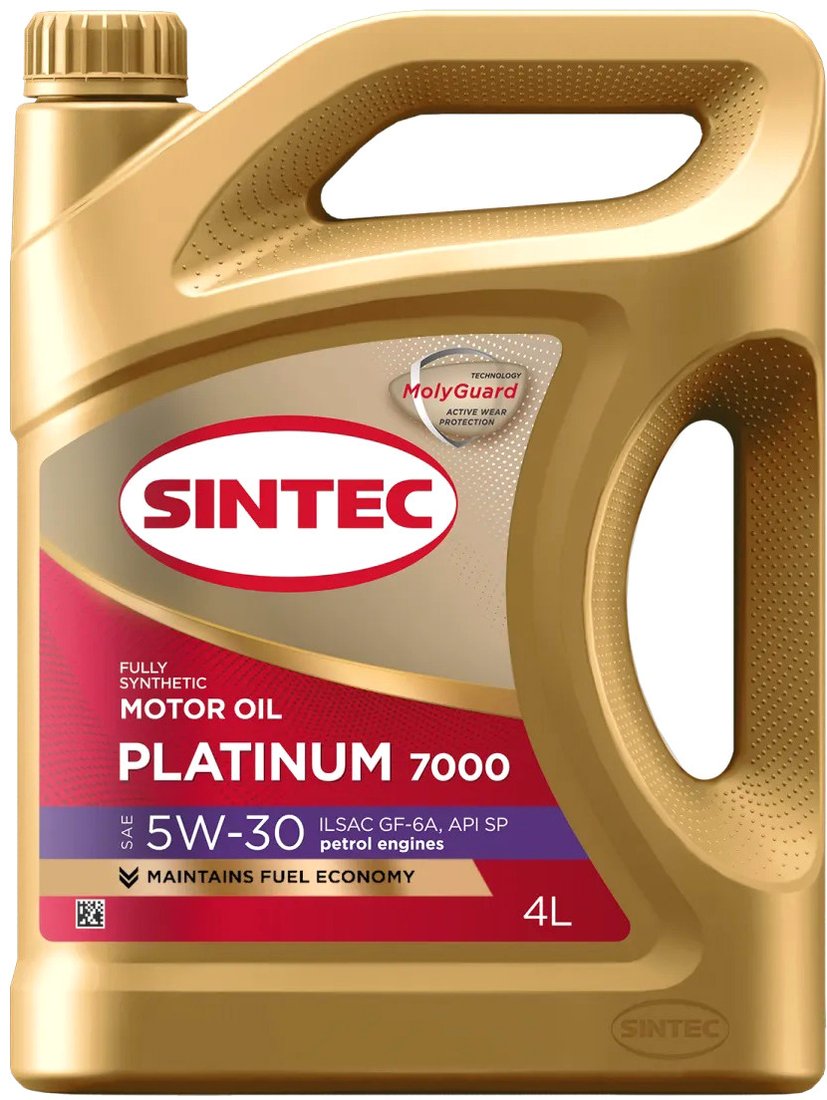 

Моторное масло Sintec Platinum 7000 5W-30 ILSAC GF-6A API SP 4л