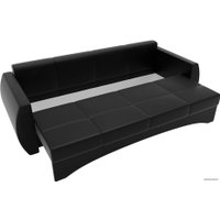 Диван Лига диванов Сатурн 28167 (экокожа, черный)