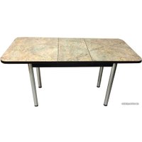 Кухонный стол Solt Мила 1 (мрамор золотой/ноги круглые хром)