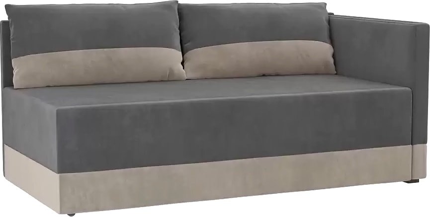 

Тахта Лига диванов Никас 105195 (правый, серый/бежевый)