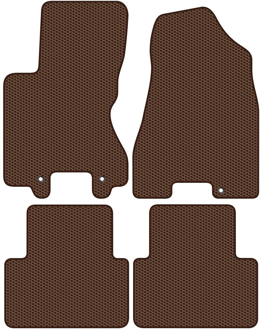 

Комплект ковриков для авто Alicosta Nissan X-Trail II (suv / T31) 2007 - 2015 (коричневый, сота)