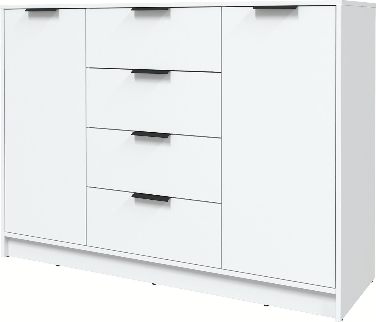 

Тумба Интерлиния Концепт КТ-Т140 Глосс (белый платинум/белый)