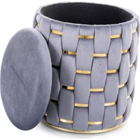 Пуфик Signal Tiara Velvet (серый)