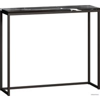 Консольный стол LoftyHome Годмар консольный (мрамор блэк/черный)