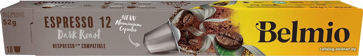 Кофе в капсулах Belmio Espresso Dark Roast 12 в капсулах 10 шт
