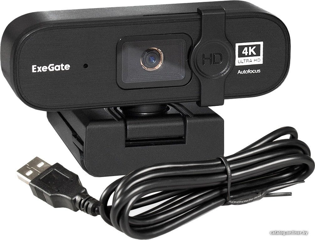Веб-камера ExeGate Stream HD 4000 4K UHD T-Tripod EX287383RUS