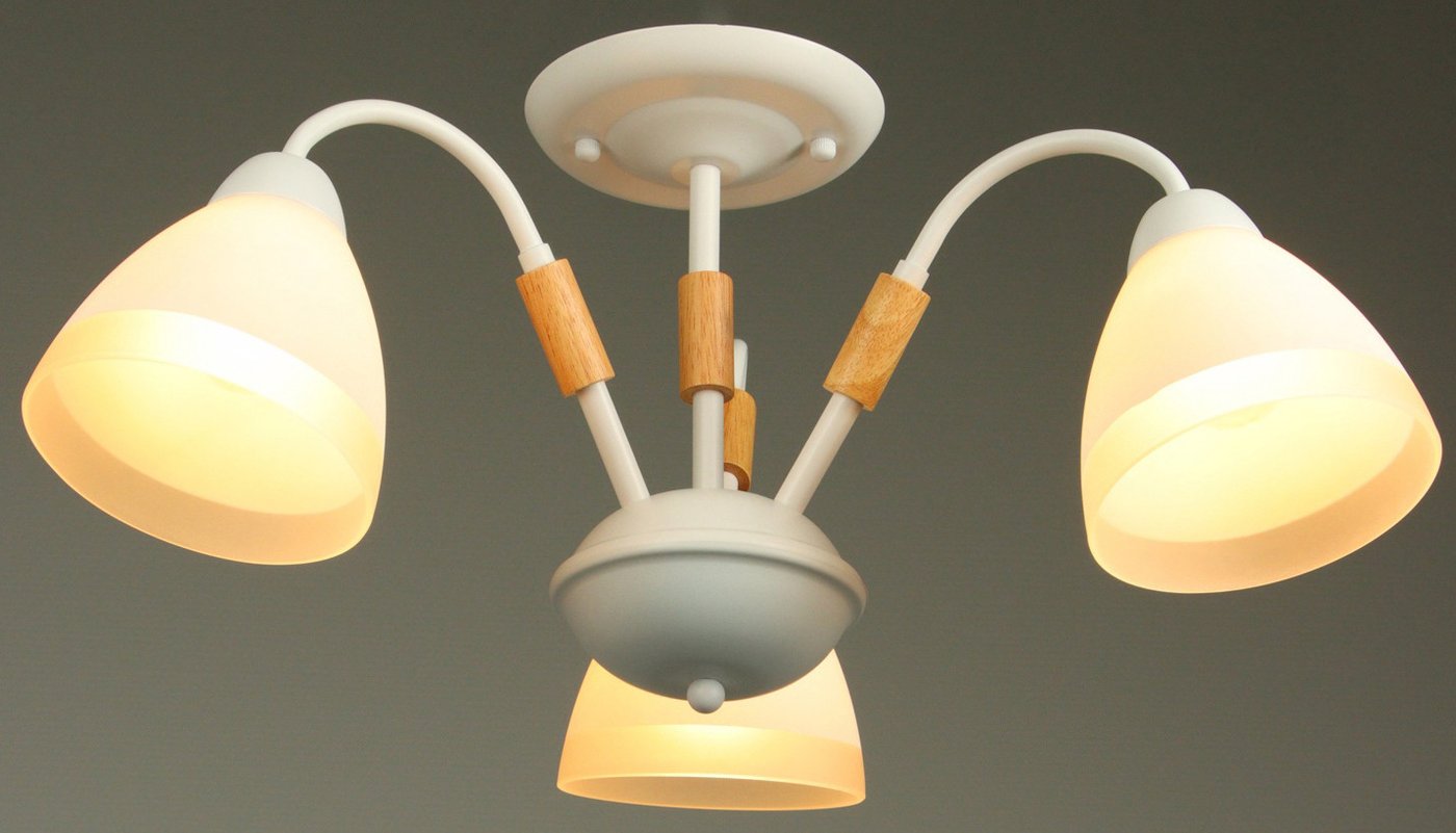 

Люстра средней высоты BayerLux Нельсен 10352903 (белый)