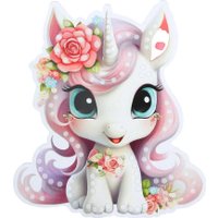 Алмазная мозаика  MultiArt Кристальная мозаика фигурная Единороги CRYSTFIG-114799