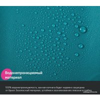 Шторка-занавеска для ванны IDDIS P04PE18i11 (темно-зеленый)