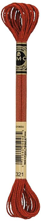

Нитки для вышивания DMC 317W-Е0321 (темно-красный)