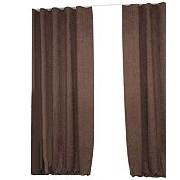 Комплект штор Delfa СШД-050 Flowers Shinil/106 (160x250, шоколад)