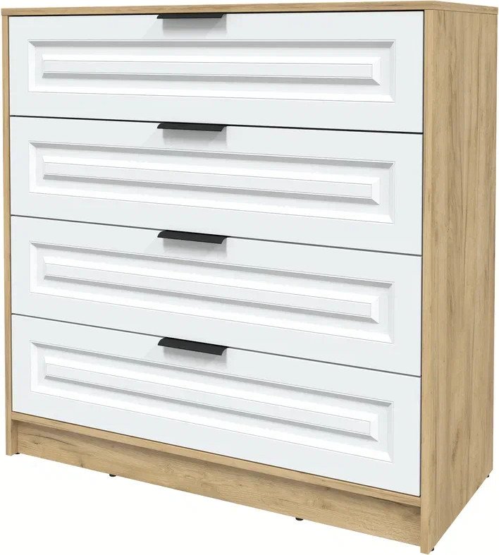 

Комод Интерлиния Концепт КТ-К100 Деко (дуб золотой/белый)