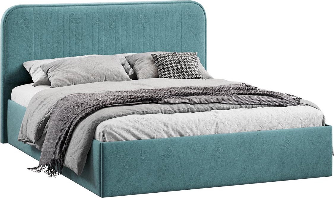 

Кровать Трия Тиффани c ПМ 180x200 Тип 1 и заглушиной (микровелюр Wellmart Indigo)