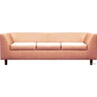 Софа Brioli Дедрик Д трехместный (рогожка, J11 розовый)