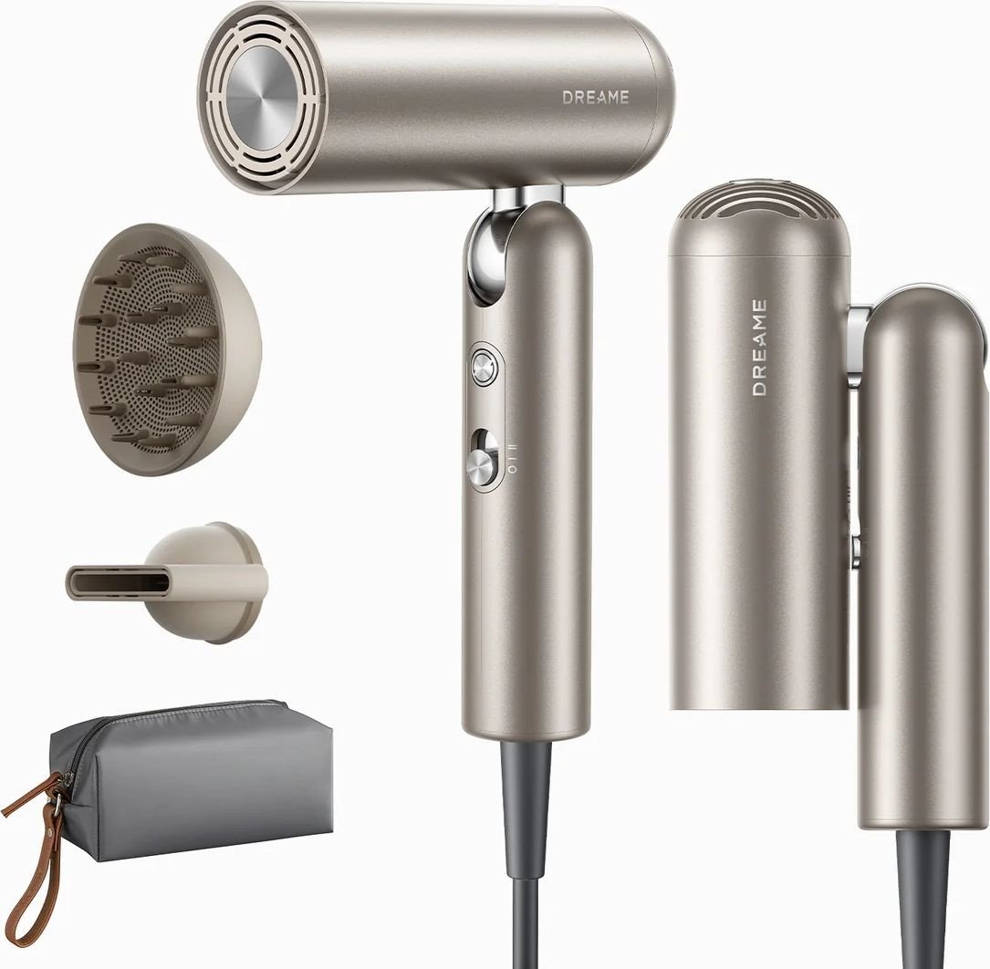 Фен Dreame Pocket Pro High Speed Hair Dryer AHD51 (титановое золото)