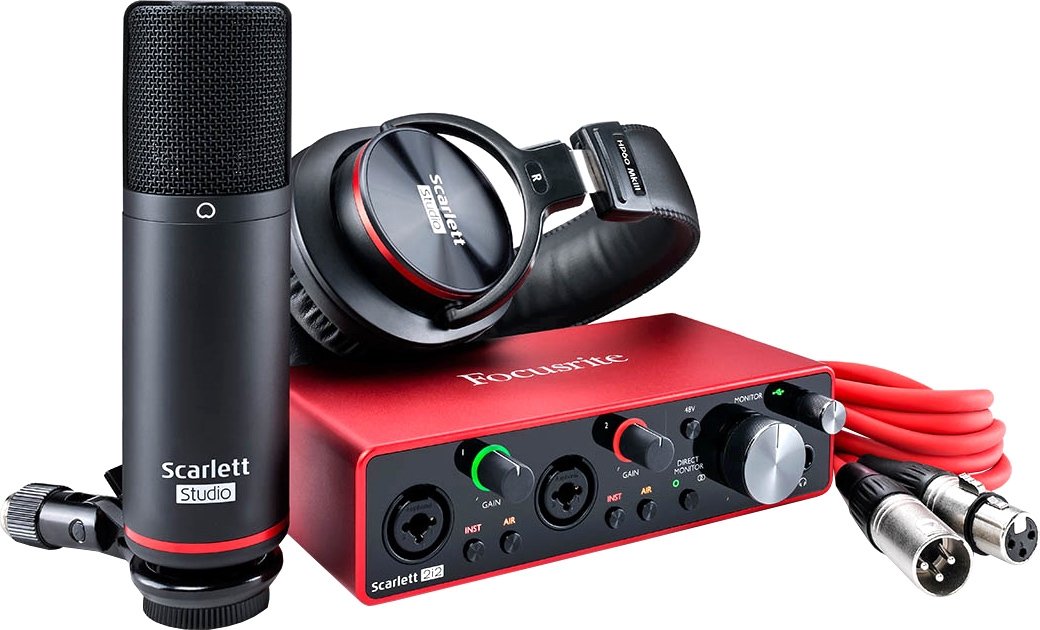 

Комплект для звукозаписи Focusrite Scarlett 2i2 Studio (3-е поколение)