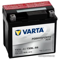 Мотоциклетный аккумулятор Varta Powersport AGM TX5L-BS 504 012 008 (4 А·ч)