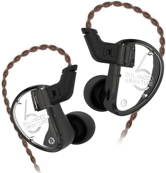 KZ Acoustics AS06 (с микрофоном, серебристый)