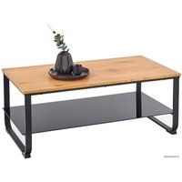 Журнальный столик Halmar Artiga 105x55 (дуб золотой/черный)