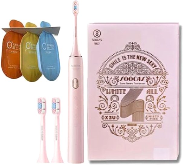 

Электрическая зубная щетка Soocas X3U Limited Edition (с гелем, розовый)