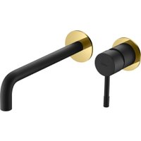 Смеситель Boheme Uno 465-BG (черный/золотой)