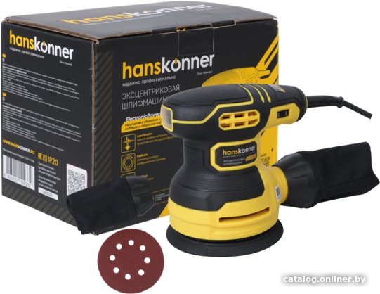 Эксцентриковая шлифмашина Hanskonner HOS8135RC
