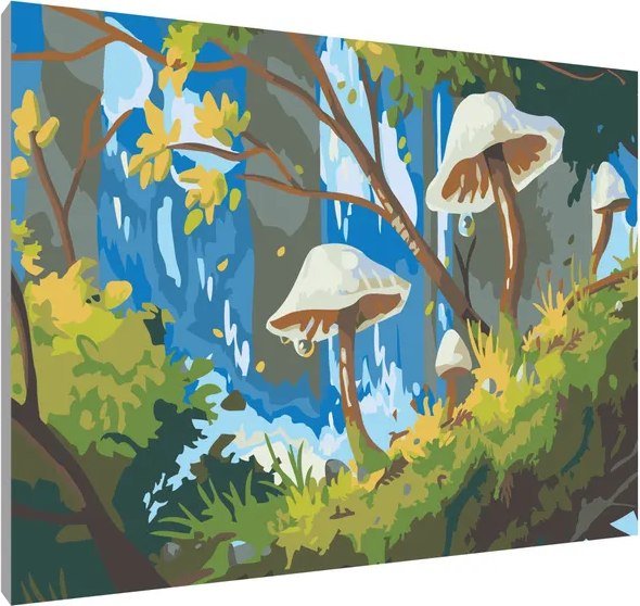 

Картина по номерам PaintLine Грибное утро NOSI-A1A6