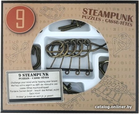 Головоломка Eureka 9 Steampunk Puzzles 473206 (коричневый)