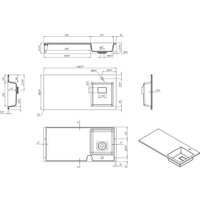 Умывальник Roxen Faber 100R 30010100R-W