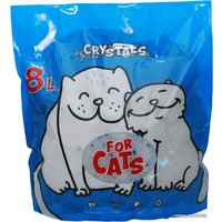 Наполнитель для туалета For Cats Crystals 8 л