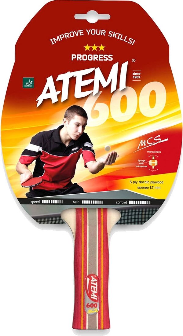 

Ракетка для настольного тенниса Atemi 600 Progress AN