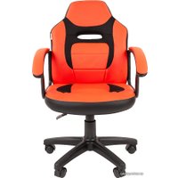 Компьютерное кресло CHAIRMAN Kids 110 (чёрный/красный)