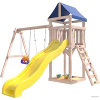 Игровой комплекс National Tree Company С качелями лодочка IgroWoods ДКНП-5 (не окрашен)