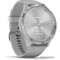 Гибридные умные часы Garmin Vivomove 3 (серебристый/серый)