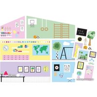 Аксессуары для кукольного домика Lundby Обои для школы LB-60501500