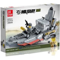 Конструктор JIE-STAR Легкий фрегат 53776 (214эл)