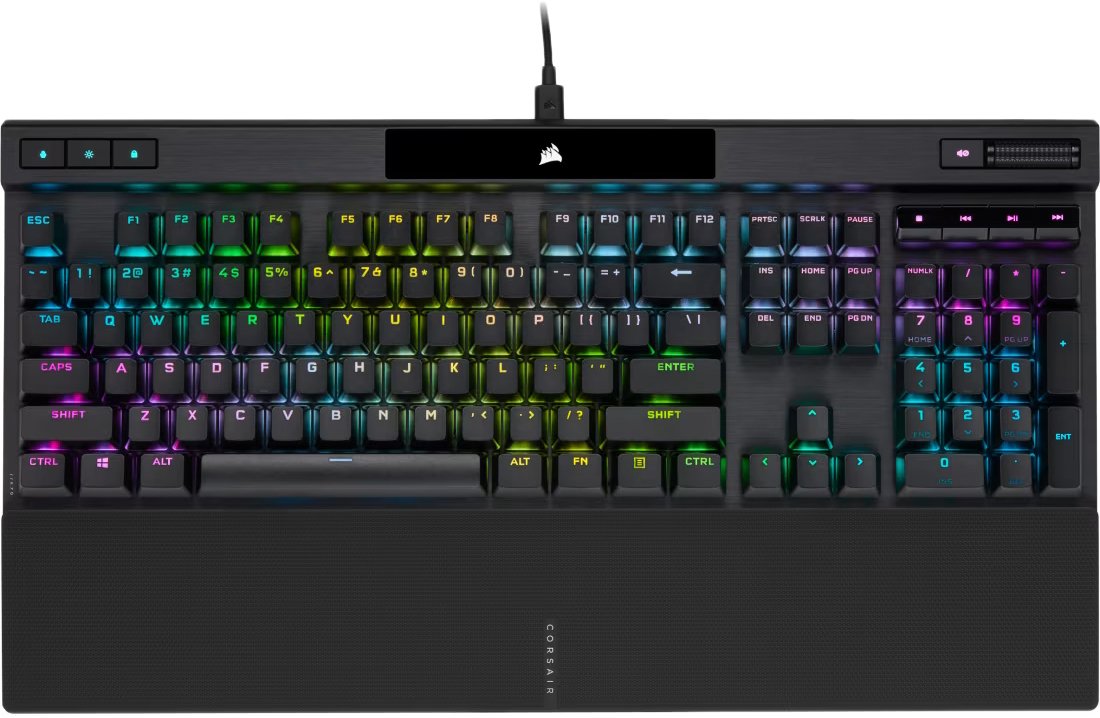 

Клавиатура Corsair K70 RGB Pro (черный, Cherry MX Speed, нет кириллицы)